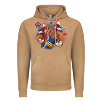 Baseball Afro Girl Sneakers Vintage Hoodie | Teevron