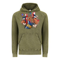 Vintage Olive Baseball afro girl sneakers Vintage Hoodie - RanaPortraitStore