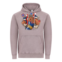 Vintage Zinc Baseball afro girl sneakers Vintage Hoodie - RanaPortraitStore