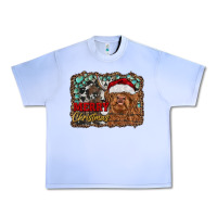 Merry Christmas Highland Cow Urban Heavy Tee | Teevron