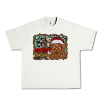 Pistachio merry Christmas highland cow Urban Heavy Tee - RanaPortraitStore