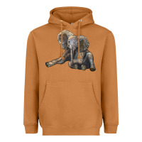 Meerkat Baby Elephant Heavyweight Hoodie - LillyAllenDesigns