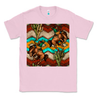 Bubblegum Pink native american aztec seamless pattern 5 Classic Tee - BundleAndBundleShop