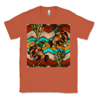 Copper native american aztec seamless pattern 5 Classic Tee - BundleAndBundleShop
