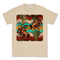 Mushroom native american aztec seamless pattern 5 Classic Tee - BundleAndBundleShop