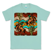 Seafoam native american aztec seamless pattern 5 Classic Tee - BundleAndBundleShop
