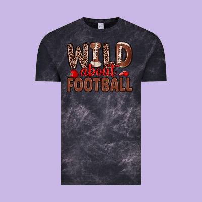 Wild About Football Vintage Tee Designed By Zillion Design Studio