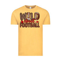 Vintage Mustard wild about football Vintage Tee - Zillion Design Studio