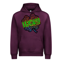 Mauve Wine lucky st patrick s day Urban Hoodie - Artiststas