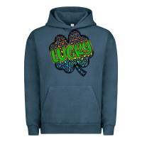 Pigment Midnight Navy lucky st patrick s day Urban Hoodie - Artiststas