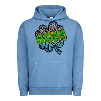 Pigment Pebble Blue lucky st patrick s day Urban Hoodie - Artiststas