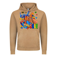 Vintage Camel Be a kind sole Autism afro girl sneakers Vintage Hoodie - RanaPortraitStore