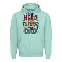 My Hero My Friend My Dad Zipper Hoodie | Teevron
