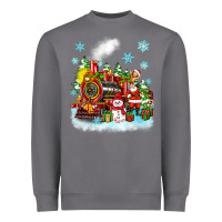 Storm christmas polar express santa Heavyweight Sweatshirt - Zillion Design Studio