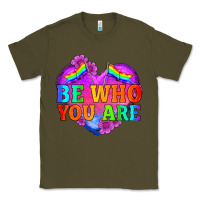Army Green be who you are Classic Tee - HRA Design Shop