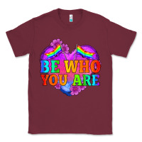 Burgundy be who you are Classic Tee - HRA Design Shop