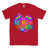 Red be who you are Classic Tee - HRA Design Shop