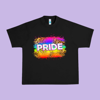 Pride Flag Urban Heavy Tee Designed By Zillion Design Studio