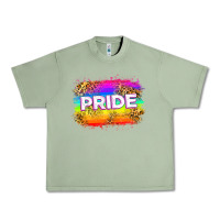 Oil Green pride flag Urban Heavy Tee - Zillion Design Studio
