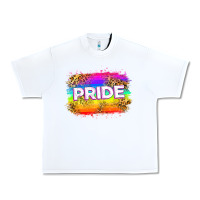 White pride flag Urban Heavy Tee - Zillion Design Studio