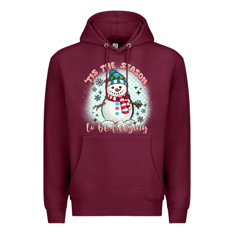 'tis The Season To Be Freezing Premium Hoodie by MaliasSmallBusiness | Teevron