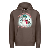 Coffee 'tis the season to be freezing Premium Hoodie - MaliasSmallBusiness