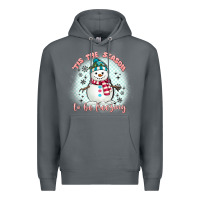 Rock 'tis the season to be freezing Premium Hoodie - MaliasSmallBusiness