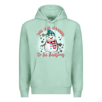 Seafoam 'tis the season to be freezing Premium Hoodie - MaliasSmallBusiness
