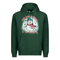 Sports Green 'tis the season to be freezing Premium Hoodie - MaliasSmallBusiness