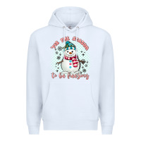 White 'tis the season to be freezing Premium Hoodie - MaliasSmallBusiness