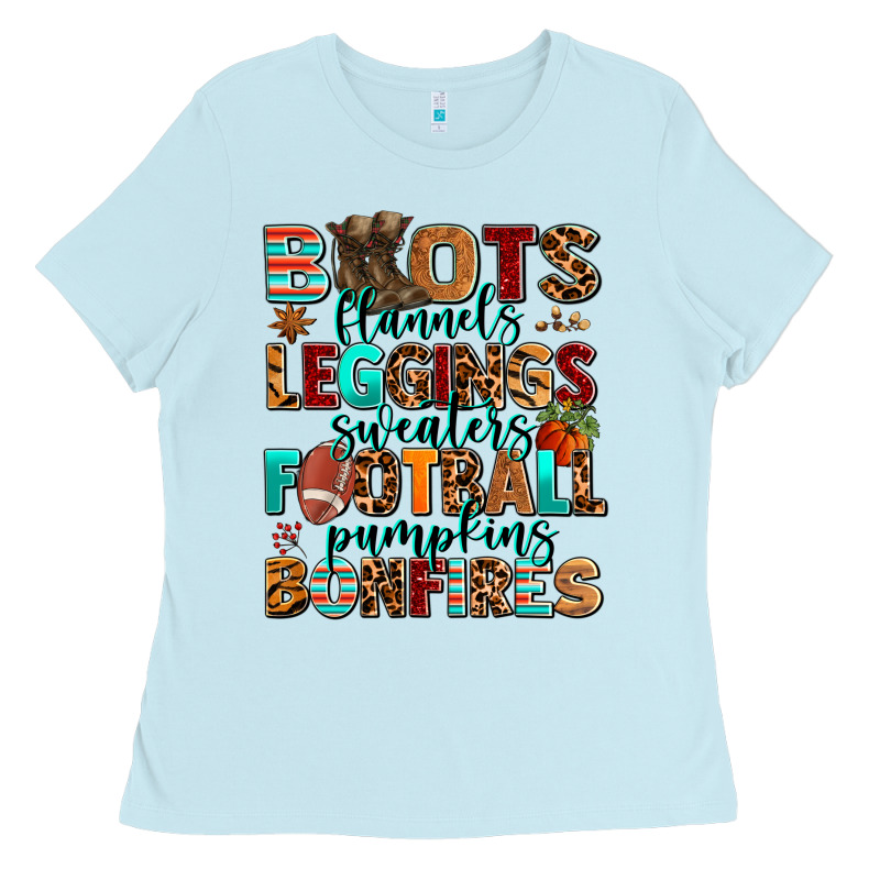 Boots Flannels Ladies Tee by AdoDesignShop | Teevron