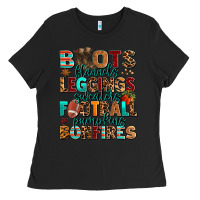Black boots flannels Ladies Tee - AdoDesignShop