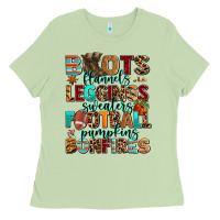 Matcha boots flannels Ladies Tee - AdoDesignShop