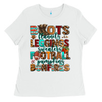 White boots flannels Ladies Tee - AdoDesignShop