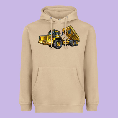 Articulated Hauler Heavyweight Hoodie Designed By Lillyallendesigns