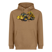Toasted Coconut Articulated Hauler Heavyweight Hoodie - LillyAllenDesigns