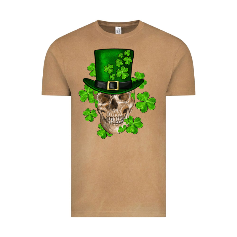 St. Patrick's Day Skull Vintage Tee by RanaPortraitStore | Teevron