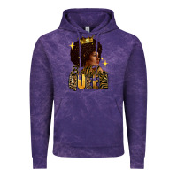 Cloud Purple Birthday queen afro girl Vintage Hoodie - RanaPortraitStore