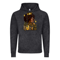 Vintage Black Birthday queen afro girl Vintage Hoodie - RanaPortraitStore
