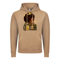 Vintage Coffee Birthday queen afro girl Vintage Hoodie - RanaPortraitStore