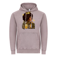 Vintage Zinc Birthday queen afro girl Vintage Hoodie - RanaPortraitStore