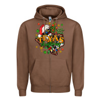 Chestnut texas christmas Zipper Hoodie - AdoDesignShop
