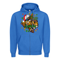True Royal texas christmas Zipper Hoodie - AdoDesignShop