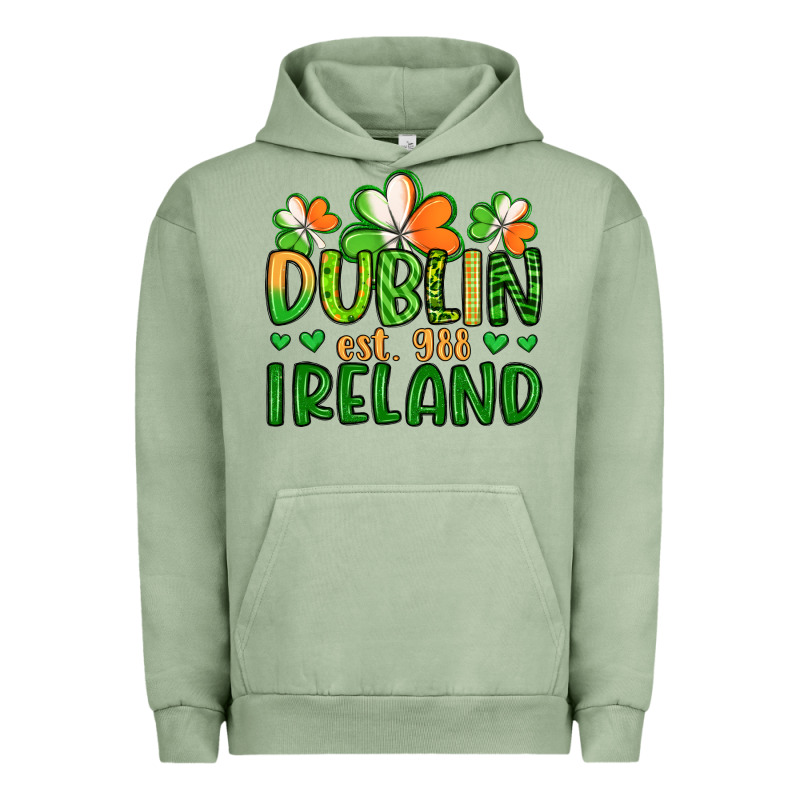 Dublin Ireland St Patrick S Day Urban Hoodie by Artiststas | Teevron