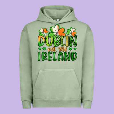 Dublin Ireland St Patrick S Day Urban Hoodie Designed By Artiststas