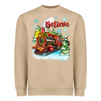 Mushroom christmas polar express believe Heavyweight Sweatshirt - Zillion Design Studio