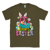 Army Green Happy Easter toddler car Classic Tee - OliviaCreatesArt