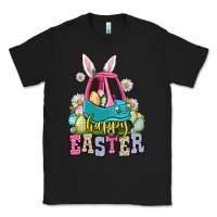 Black Happy Easter toddler car Classic Tee - OliviaCreatesArt