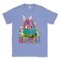 Colony Blue Happy Easter toddler car Classic Tee - OliviaCreatesArt