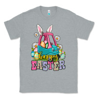 Heather Grey Happy Easter toddler car Classic Tee - OliviaCreatesArt